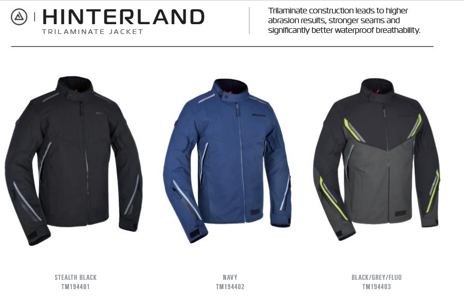 Oxford Hinterland Tri-laminate textile jacket