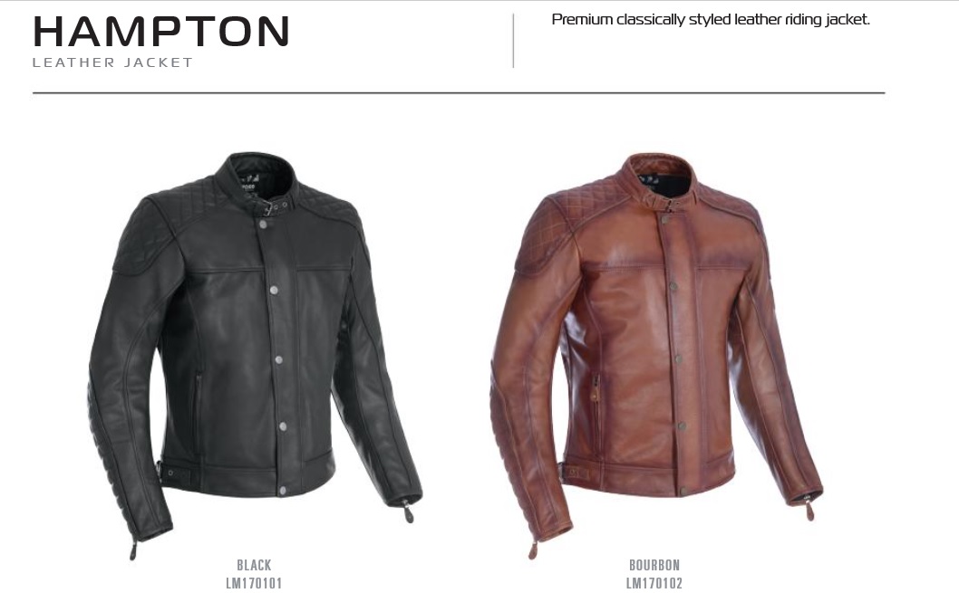 Oxford Hampton leather jacket