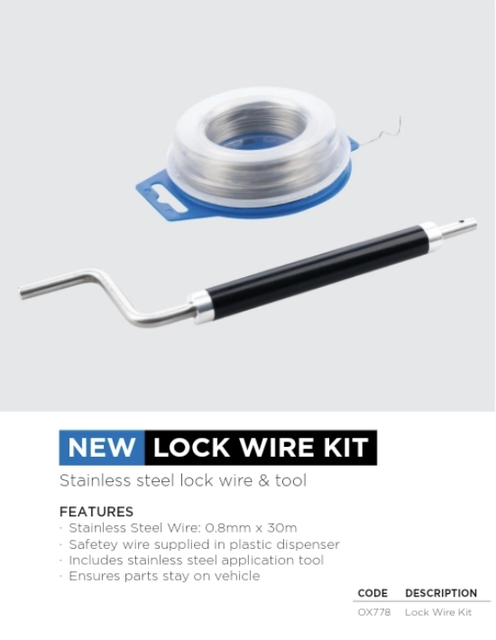 Oxford Lock Wire Kit