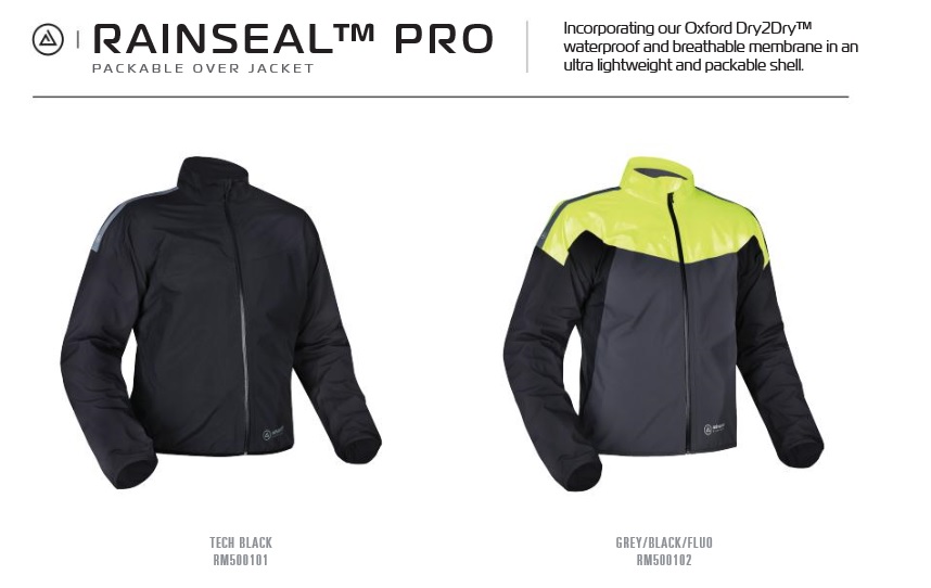 Oxford Rainseal pro textile jacket