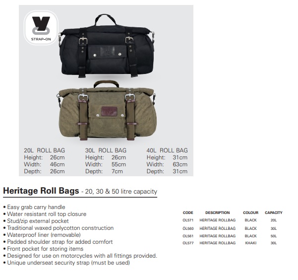 Oxford Heritage roll bag