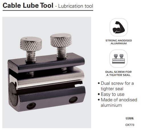 Oxford Cable lube tool