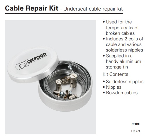 Oxford Cable repair kit