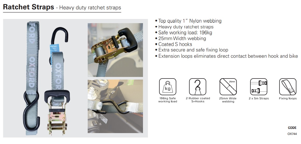 Oxford Ratchet straps
