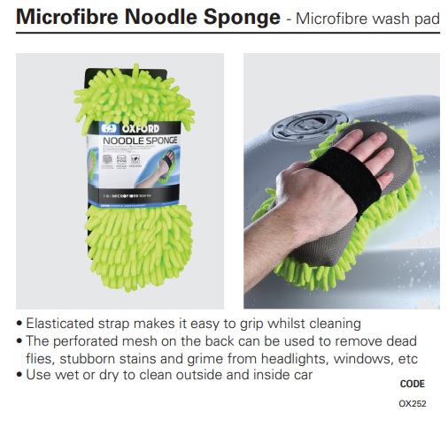 Oxford Microfibre noodle sponge