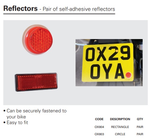 Oxford Reflectors ( pair )