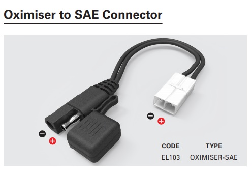 Oxford Oximiser to SAE connector 