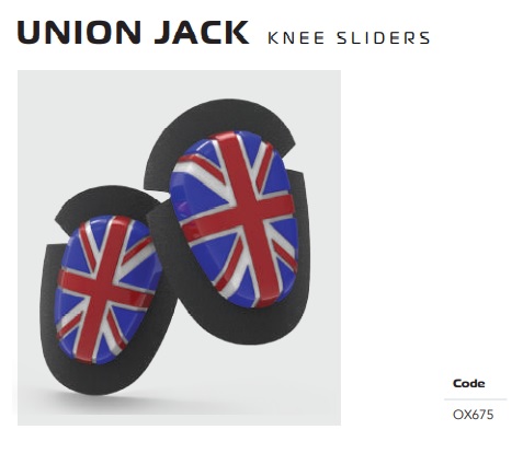 Oxford Union Jack Knee sliders