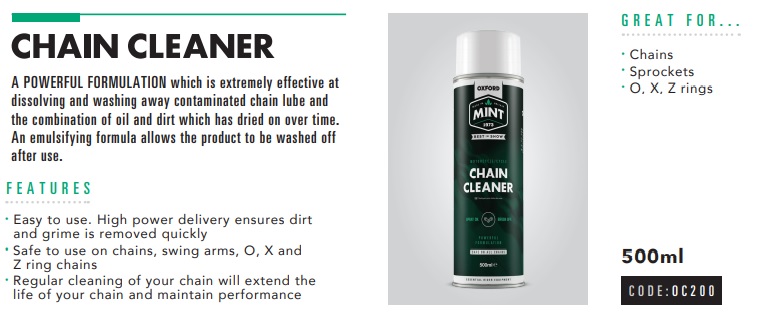 Oxford Mint Chain cleaner