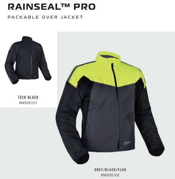 Oxford Rainseal PRO packable over jacket