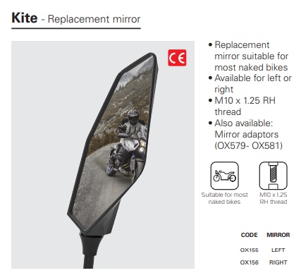 Oxford Kite replacement mirror