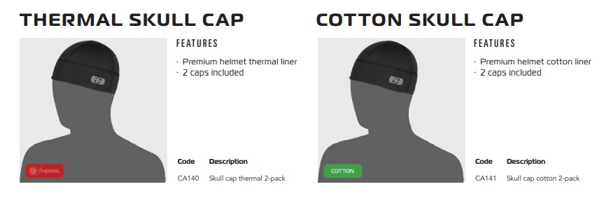 Oxford Skull cap ( 2 pack )