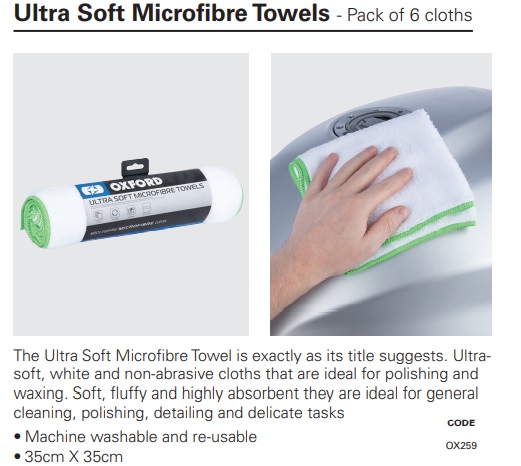 Oxford Ultra soft microfibre towels